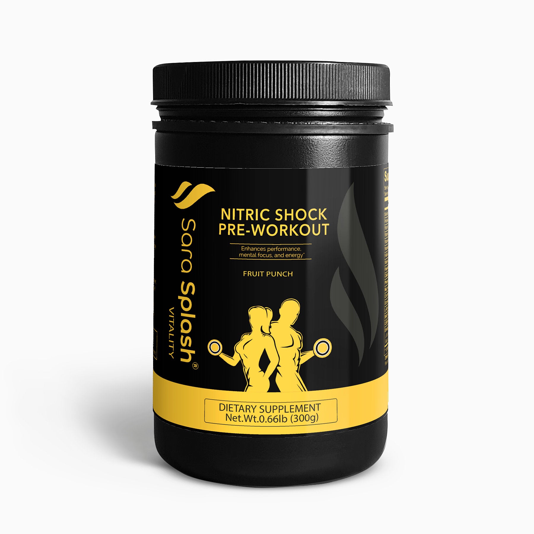 Nitric Shock Pre-Workout Powder (Fruit Punch)