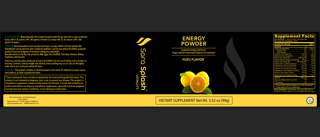 Energy Powder (Yuzu Flavor)