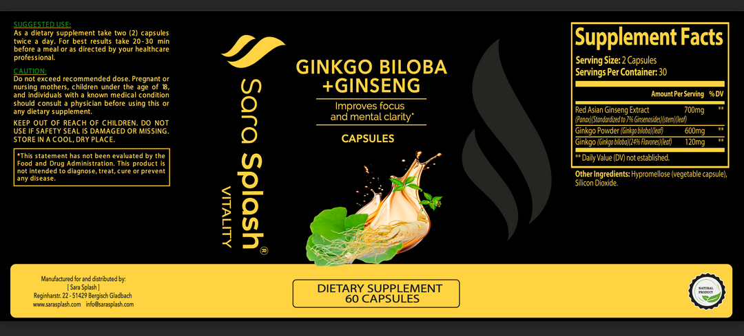 Ginkgo Biloba + Ginseng