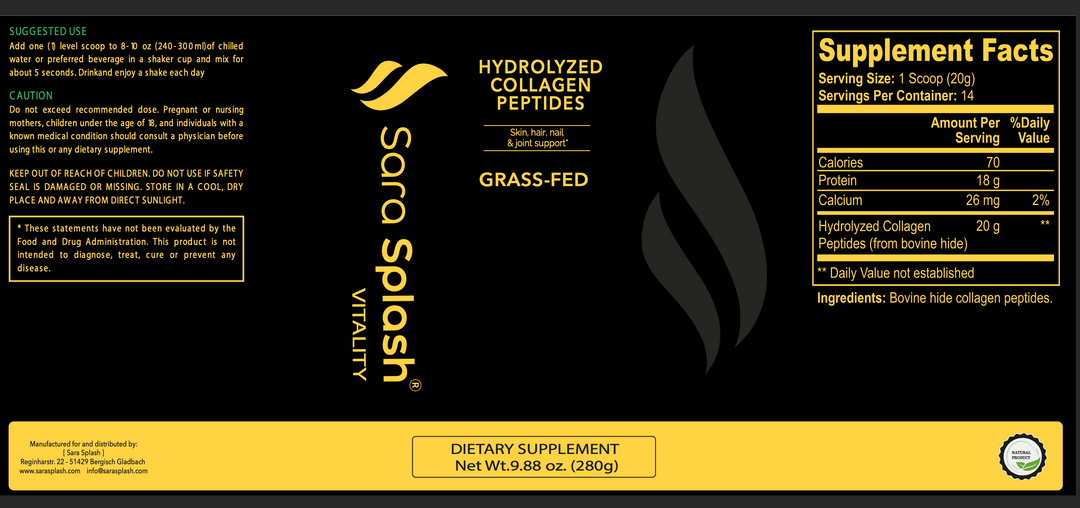 Grass-Fed Hydrolyzed Collagen Peptides