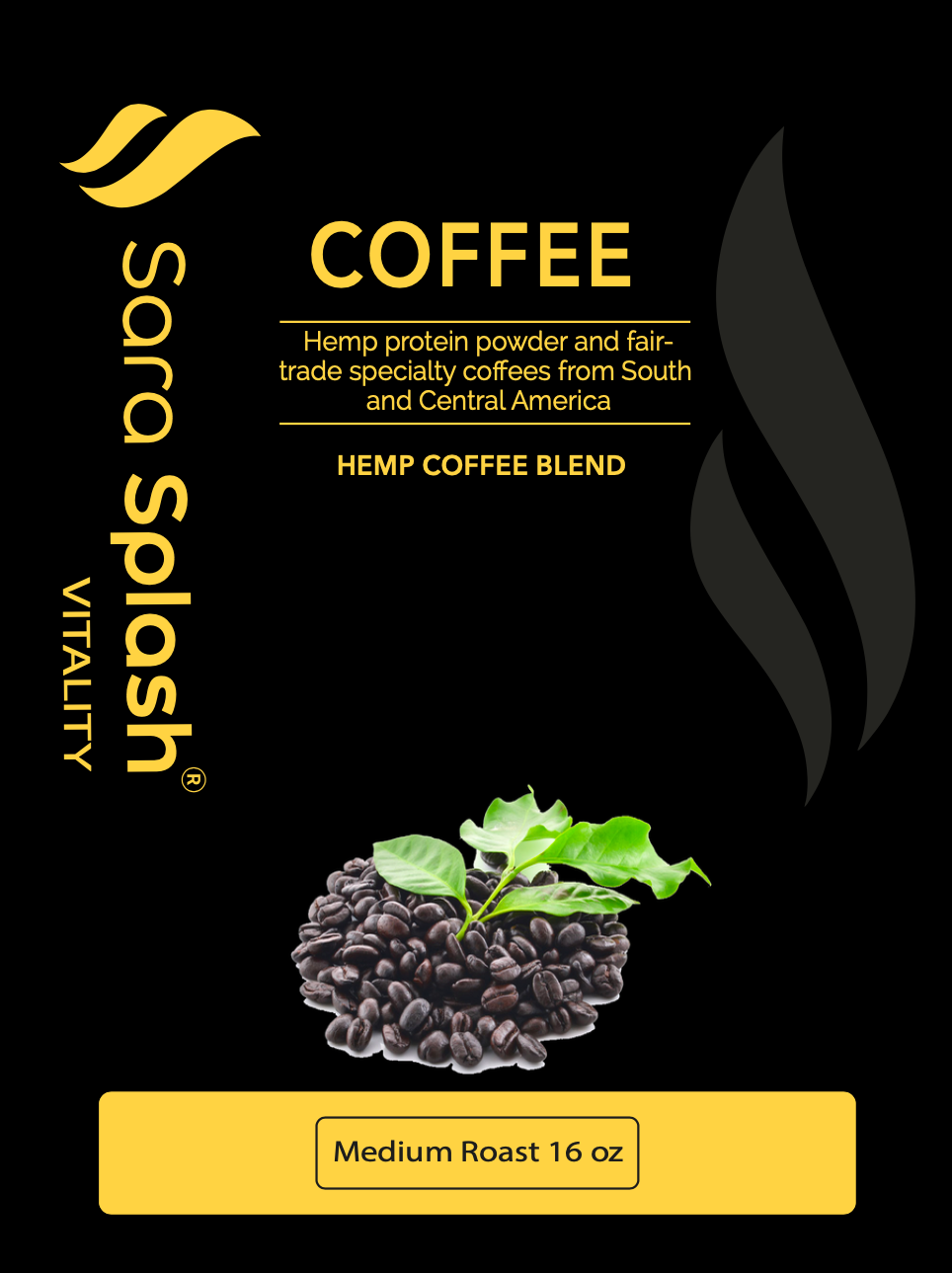 Hemp Coffee Blend - Medium Roast 16oz