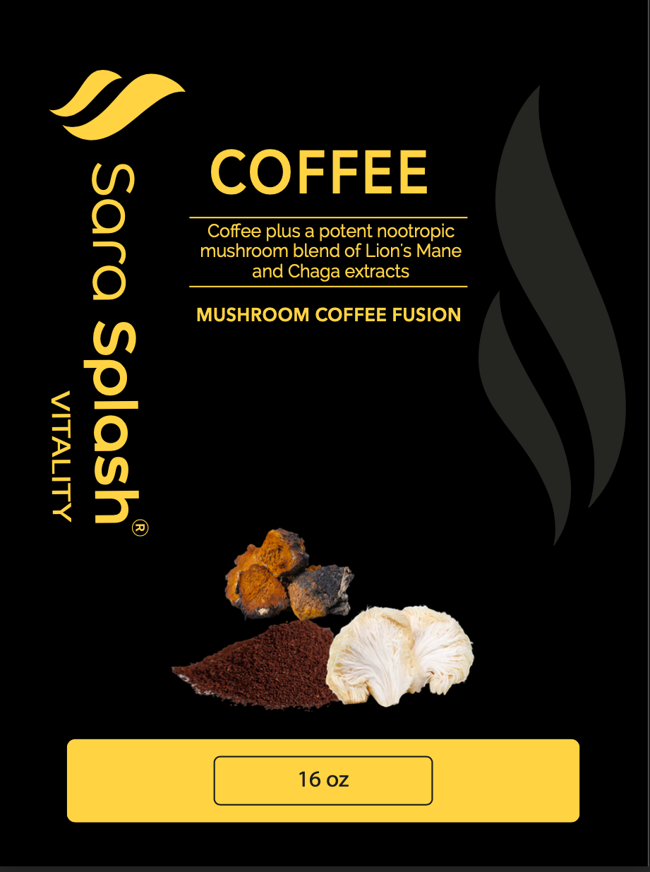 Mushroom Coffee Fusion - Lion’s Mane & Chaga 16oz