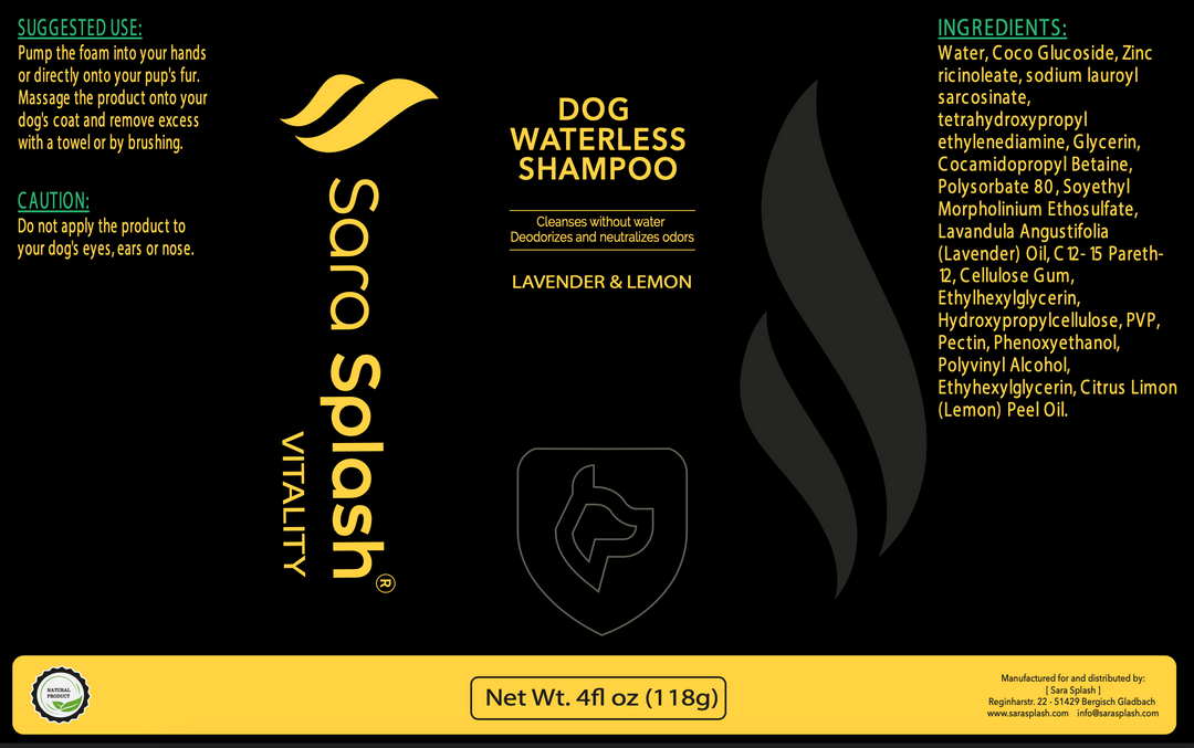 Dog Waterless Shampoo